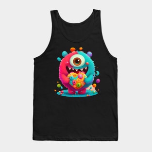 Blobber - Adorable Round Monster Tank Top